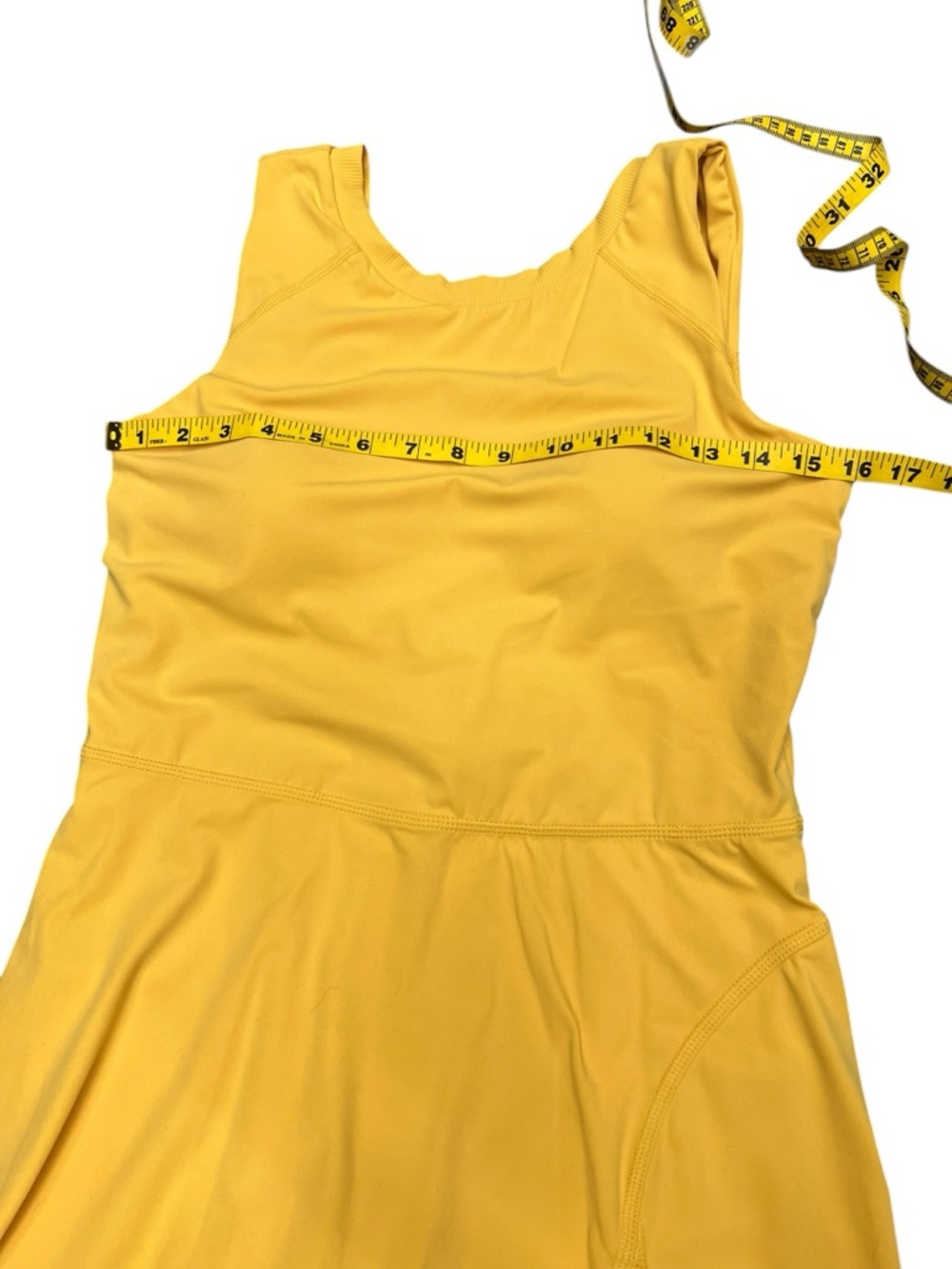 NWT JoyLab Yellow Tennis Dress Open Back Active Dress Size M - Picture 9 of 16
